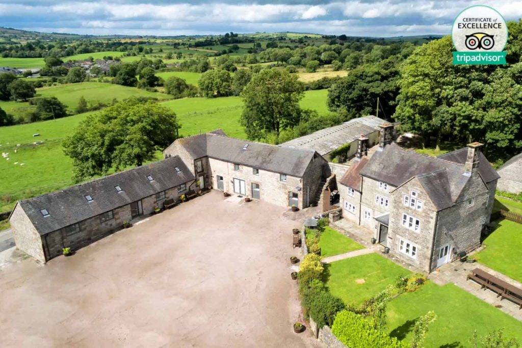 hamps hall and barn Peak District accommodation 40 guests accessibility