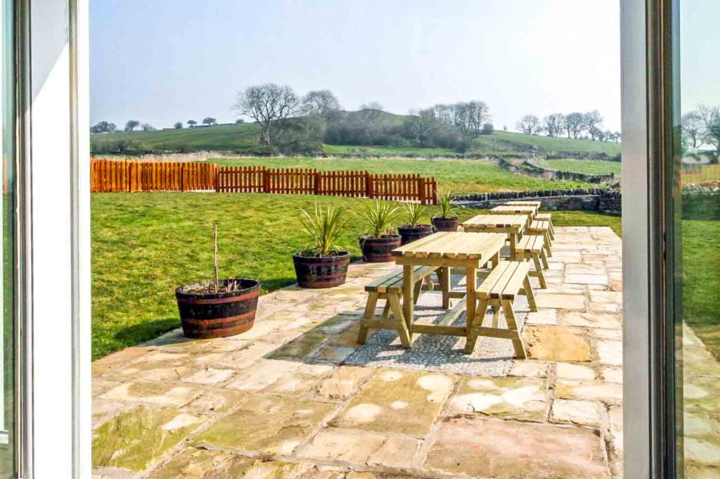 book hamps hall and barn in the peak district for 40 guests