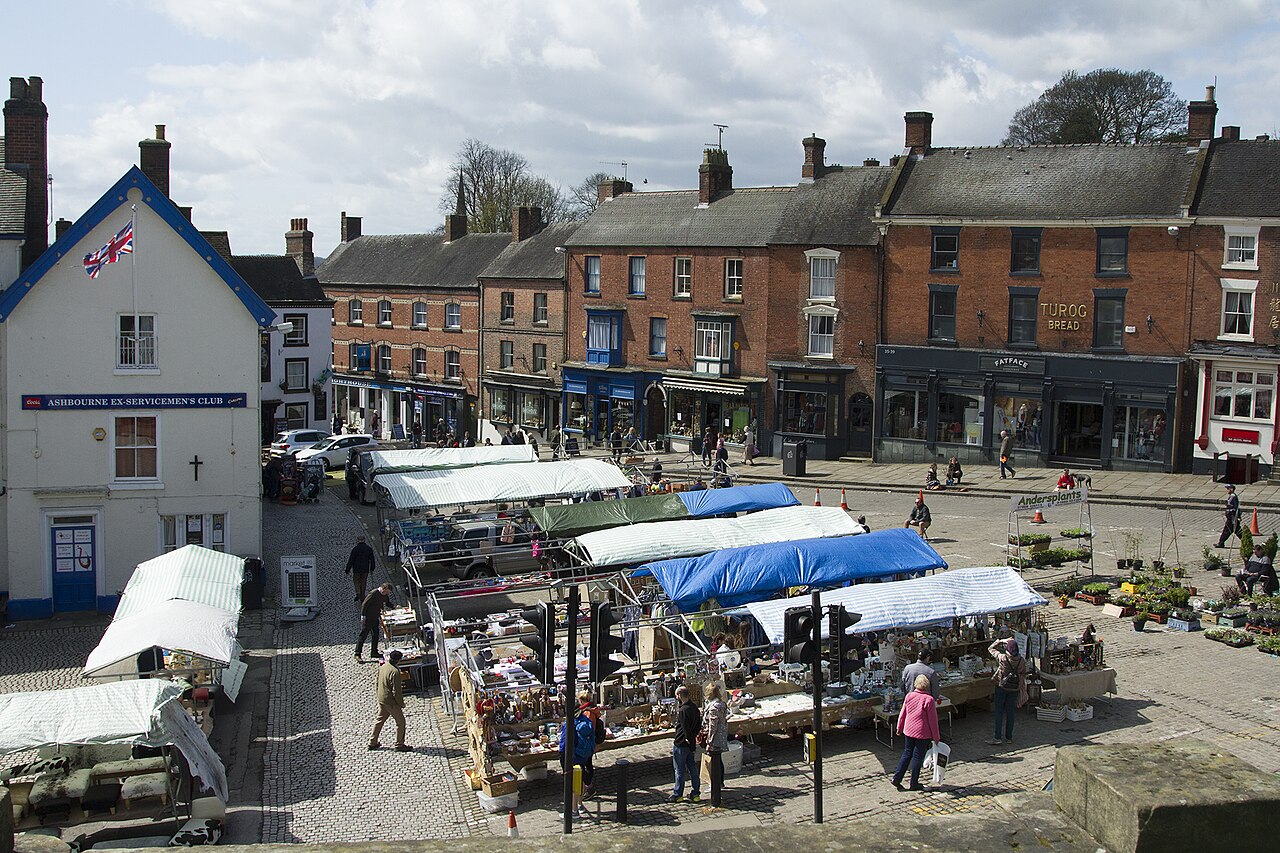 Ashbourne market place