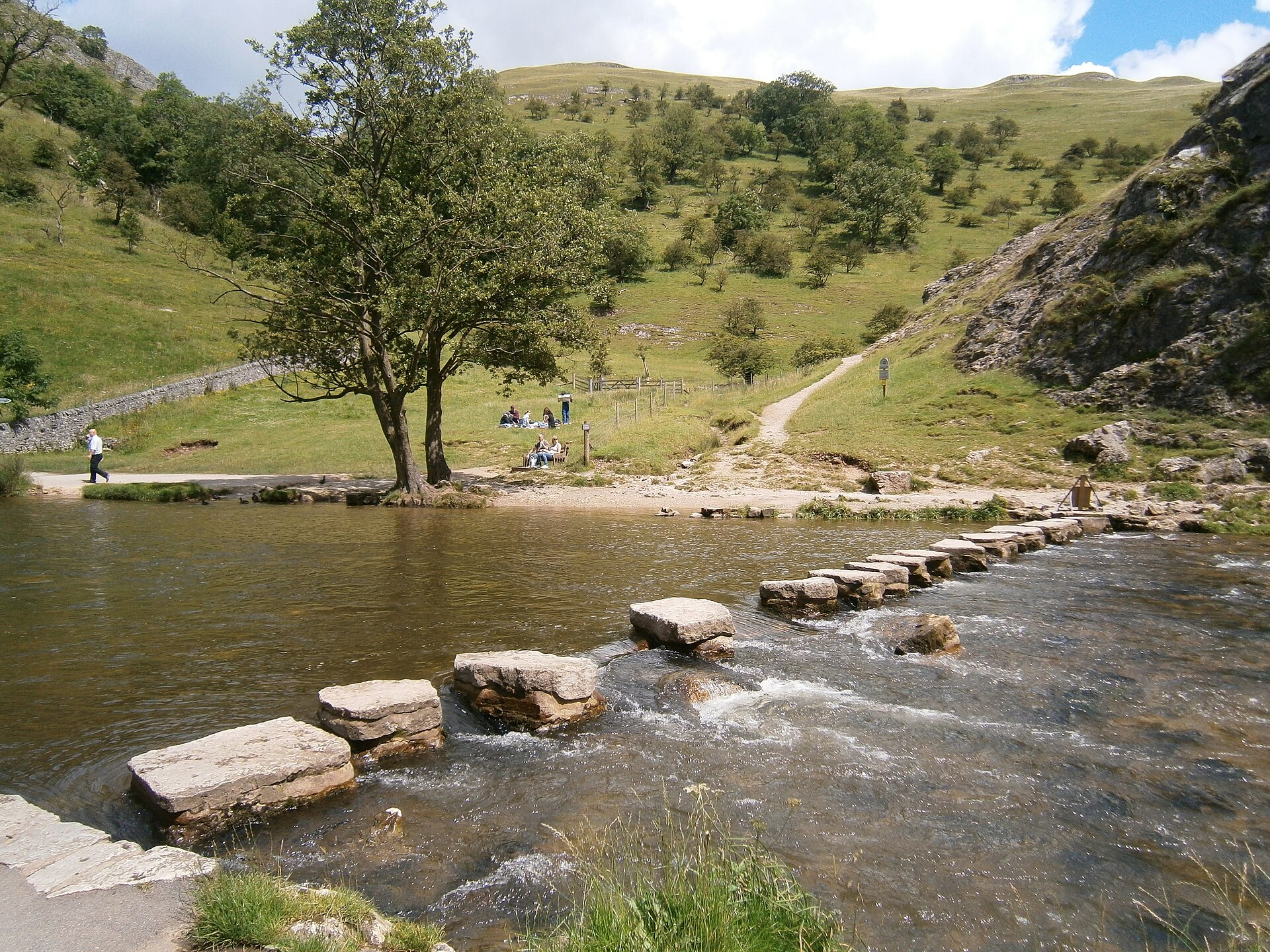 Dovedale stepping stones