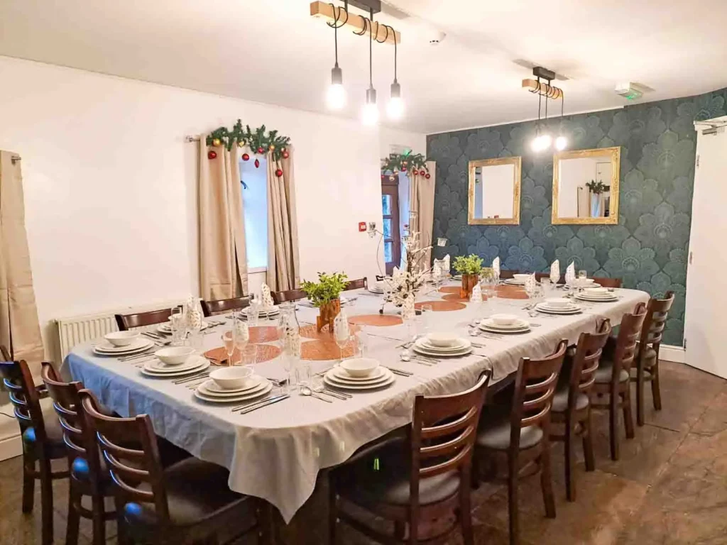 Dining room at Merrymeet